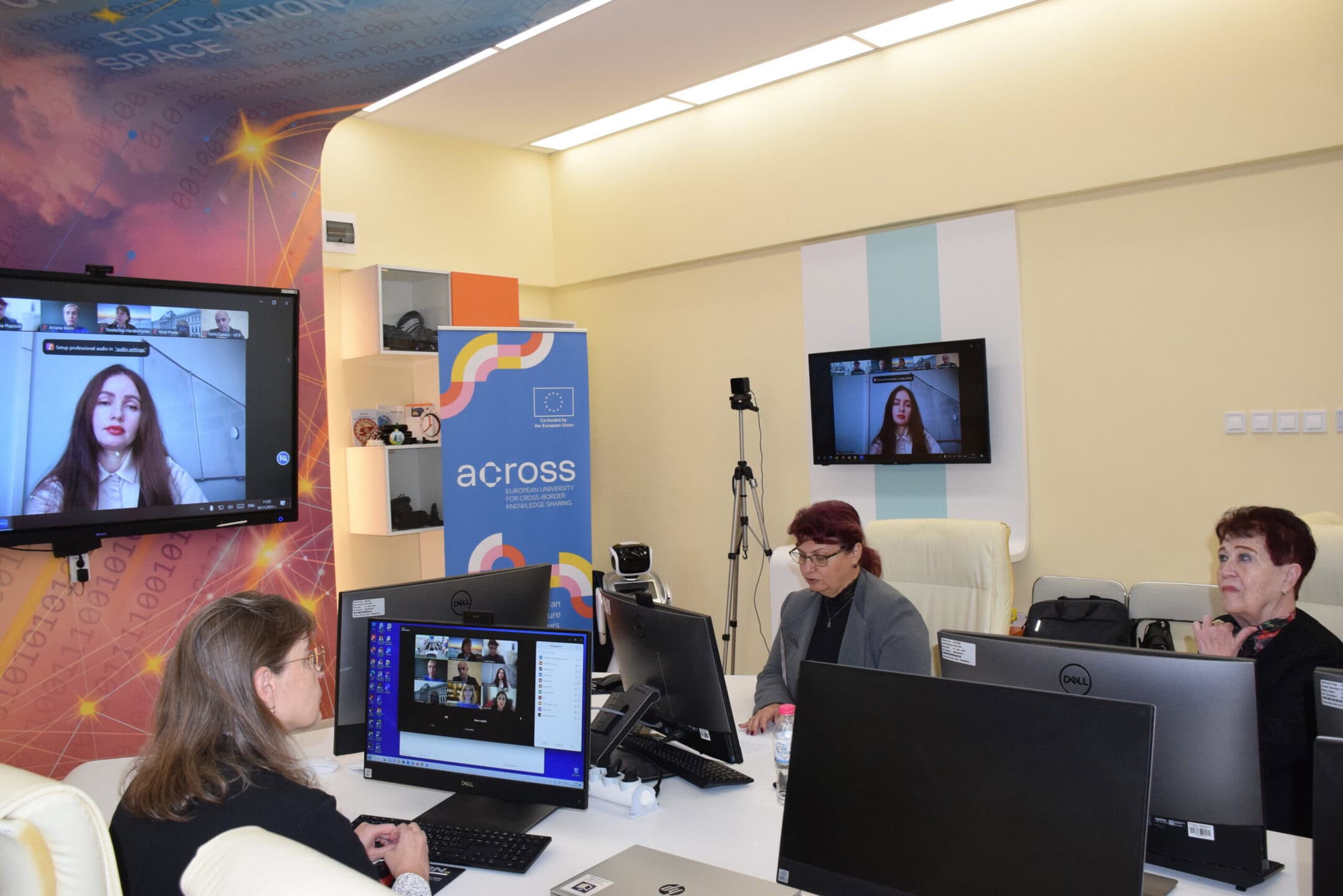 Conference session at the University of Ruse during the Across Alliance international conference.