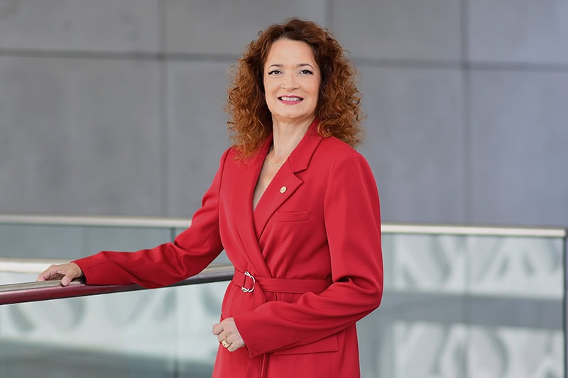 Photo of Rector assoc. Prof. Marta Kosior-Kazberuk, DSc, PhD, Eng, rector of Bialystok University of Technology